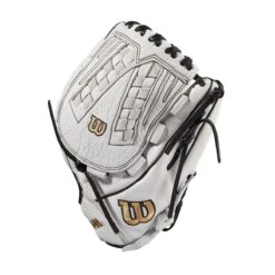2022 Wilson A1000 V125 12.5" Outfield/Pitcher's Fastpitch Softball Glove: WTA10RF22V125 11 2022 Wilson A1000 V125 12.5" Outfield/Pitcher's Fastpitch Softball Glove: WTA10RF22V125 -Head Banger Sports Store WBW100182 2 A1000 FP V125 OF 125 White Black.png.cq5dam.web .1200.1200