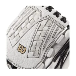 2022 Wilson A1000 V125 12.5" Outfield/Pitcher's Fastpitch Softball Glove: WTA10RF22V125 15 2022 Wilson A1000 V125 12.5" Outfield/Pitcher's Fastpitch Softball Glove: WTA10RF22V125 -Head Banger Sports Store WBW100182 4 A1000 FP V125 OF 125 White Black.png.cq5dam.web .1200.1200