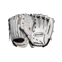 2022 Wilson A1000 V125 12.5" Outfield/Pitcher's Fastpitch Softball Glove: WTA10RF22V125 10 2022 Wilson A1000 V125 12.5" Outfield/Pitcher's Fastpitch Softball Glove: WTA10RF22V125 -Head Banger Sports Store WBW100182 8 A1000 FP V125 OF 125 White Black.png.cq5dam.web .1200.1200