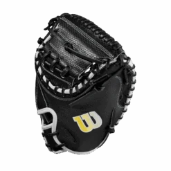 2023 Wilson A2000 M1DSS 33.5" Baseball Catcher's Mitt: WBW100995335 11 2023 Wilson A2000 M1DSS 33.5" Baseball Catcher's Mitt: WBW100995335 -Head Banger Sports Store WBW100995 2 A2000 C M1DSC 335 BlackSS BlackDimple White WilsonGold