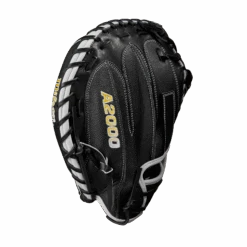 2023 Wilson A2000 M1DSS 33.5" Baseball Catcher's Mitt: WBW100995335 12 2023 Wilson A2000 M1DSS 33.5" Baseball Catcher's Mitt: WBW100995335 -Head Banger Sports Store WBW100995 3 A2000 C M1DSC 335 BlackSS BlackDimple White WilsonGold