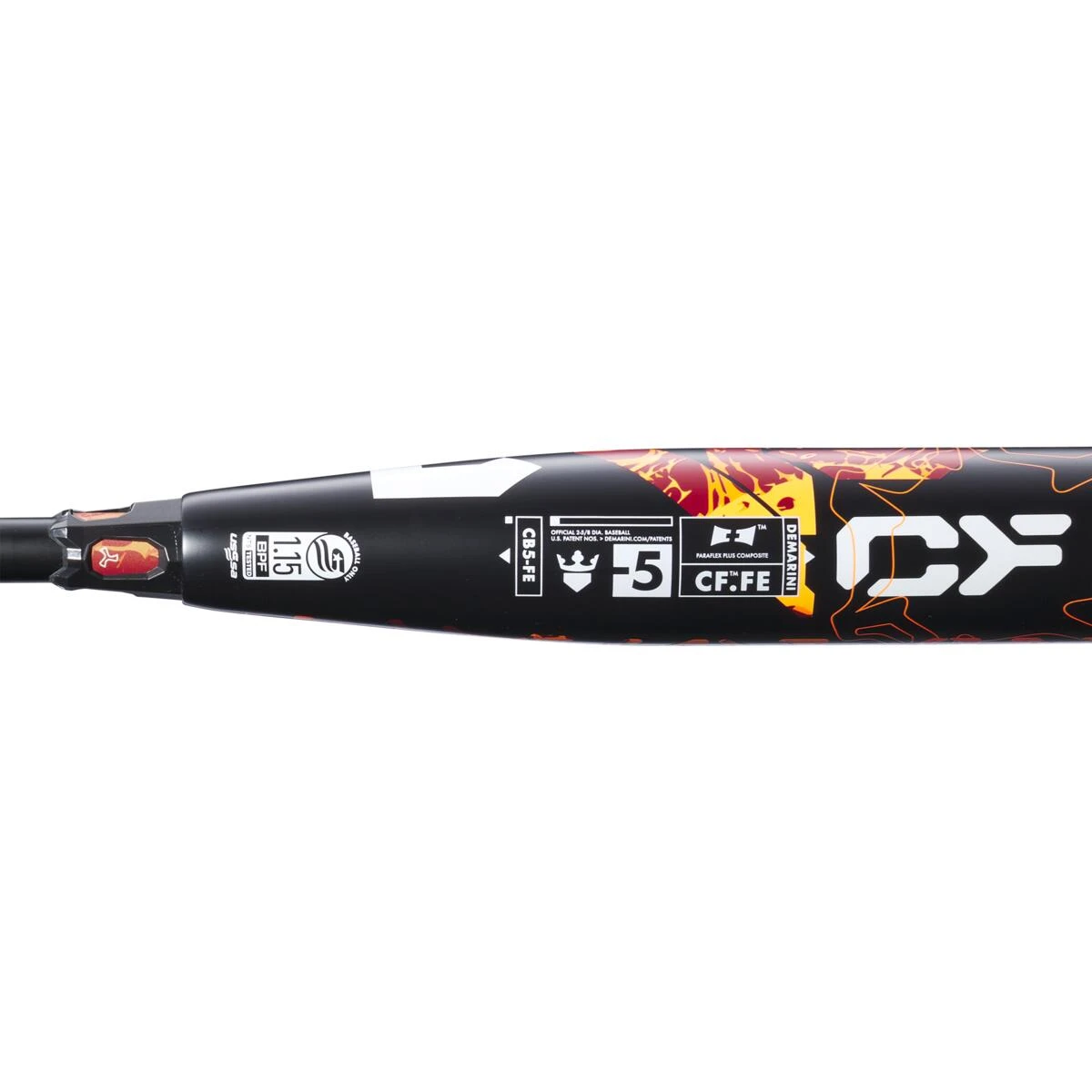 2022 DeMarini CF Mashup (-5) 2 5/8" USSSA Baseball Bat: WTDXCB5-FE 8 2022 DeMarini CF Mashup (-5) 2 5/8" USSSA Baseball Bat: WTDXCB5-FE - Image 8