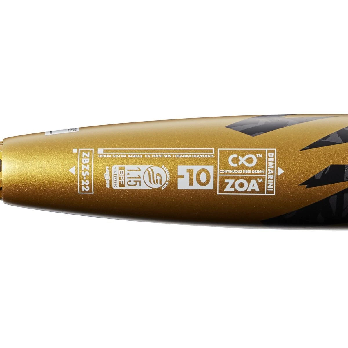 2022 DeMarini Zoa (-10) USSSA Baseball Bat: WTDXZBZ-22 9 2022 DeMarini Zoa (-10) USSSA Baseball Bat: WTDXZBZ-22 - Image 9