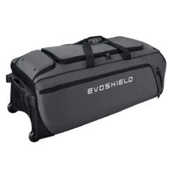 Evoshield Stone Wall Wheeled Bag (Multiple Colors): WTV9400 -Head Banger Sports Store WTV9400GY 0 Evoshield Stonewall Wheeled Bag Side.png.cq5dam.web .1200.1200