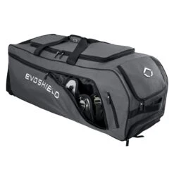 Evoshield Stone Wall Wheeled Bag (Multiple Colors): WTV9400 -Head Banger Sports Store WTV9400GY 6 Evoshield Stonewall Wheeled Bag Catcher Pocket a.png.cq5dam.web .1200.1200