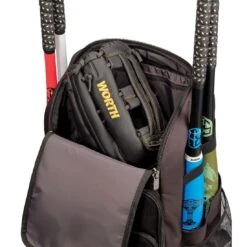 Worth Pro Slowpitch Backpack: WBA004 8 Worth Pro Slowpitch Backpack: WBA004 -Head Banger Sports Store WorthProSlowpitchBackpack WBA004Top