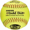Worth 12" Super Gold Dot WSL Slowpitch Softballs (Dozen): YS44WSLC -Head Banger Sports Store Worth YS44WSLC 500x500 bf5c8aa0 d4f1 48d7 971e 7e28b63e2c12