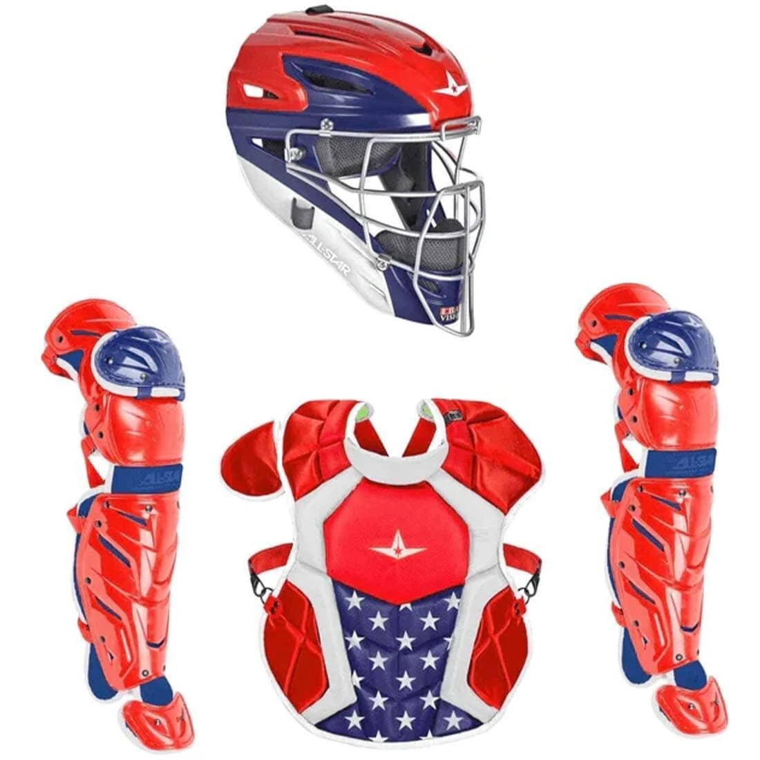 All-Star S7 Axis Elite (Ages 9-12) Catcher's Kit NOCSAE Approved: CKCC912S7X 2 All-Star S7 Axis Elite (Ages 9-12) Catcher's Kit NOCSAE Approved: CKCC912S7X - Image 2