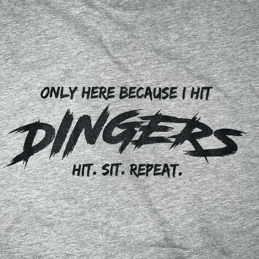 HB Lifestyle Active Wear Men's T-Shirt: Hittin' Dingers 2 HB Lifestyle Active Wear Men's T-Shirt: Hittin' Dingers - Image 2