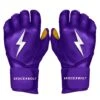 Bruce Bolt PREMIUM PRO Long Cuff Batting Gloves: Purple 8 Bruce Bolt PREMIUM PRO Long Cuff Batting Gloves: Purple -Head Banger Sports Store premium pro long cuff batting gloves purple brucebolt 331309