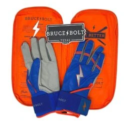 Bruce Bolt PREMIUM PRO NIMMO Long Cuff Batting Gloves: Mets Blue -Head Banger Sports Store premium pro nimmo series long cuff batting gloves mets blue gloves brucebolt 945825