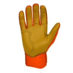 Bruce Bolt PREMIUM PRO Short Cuff Batting Gloves: Orange 12 Bruce Bolt PREMIUM PRO Short Cuff Batting Gloves: Orange -Head Banger Sports Store premium pro short cuff batting gloves orange brucebolt 164912