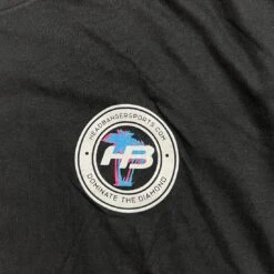 HB Lifestyle Active Wear Men's T-Shirt: Palm Trees (Black) -Head Banger Sports Store treefront1